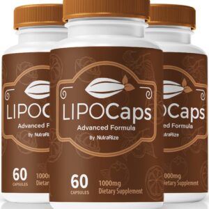 Paquete de Lipocaps fórmula keto avanzada natural 3 pack