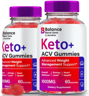 Gomitas Balance Blend Keto ACV paquete doble 120 unidades