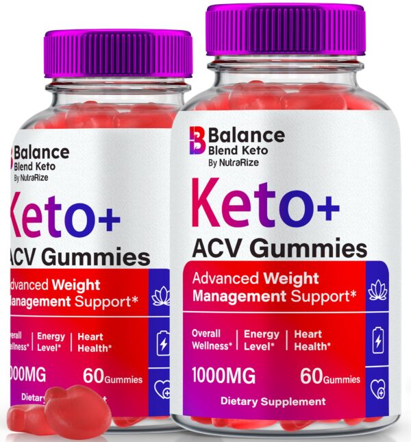 Gomitas Balance Blend Keto ACV paquete doble 120 unidades