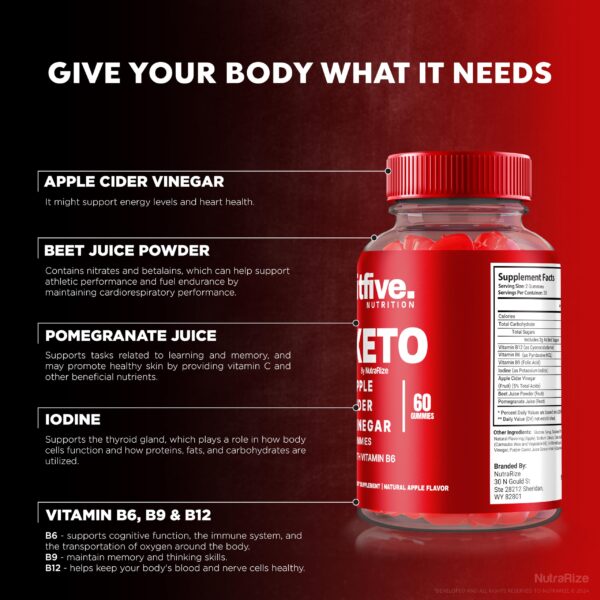 Fit5 Nutrition reseñas gomitas Keto ACV suplemento natural