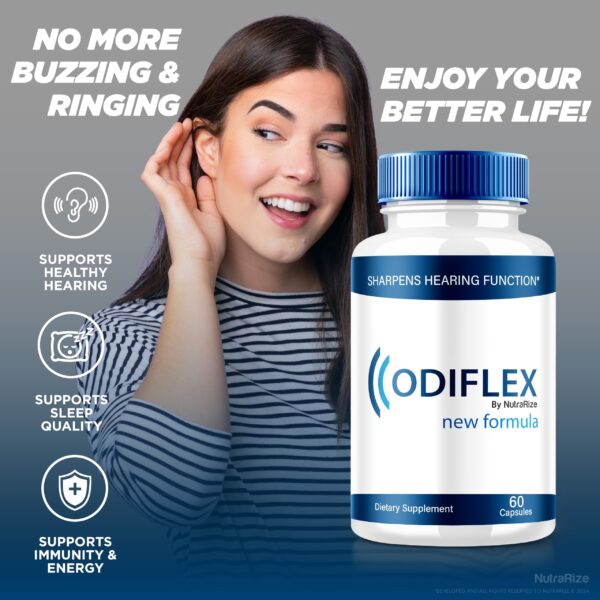 detalle empaque odiflex cápsulas salud auditiva