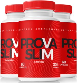 Cápsulas Provaslim paquete de 3 para peso y detox natural