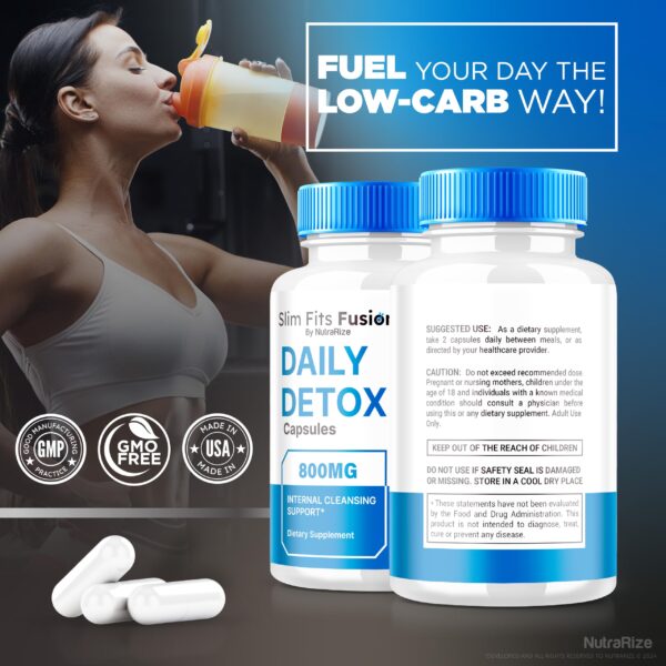 Slim Fits Fusion cápsulas para detox, energía y pérdida peso