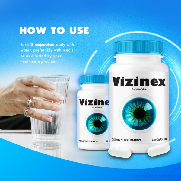 NutraVibe cápsulas para cuidado ocular y visión saludable