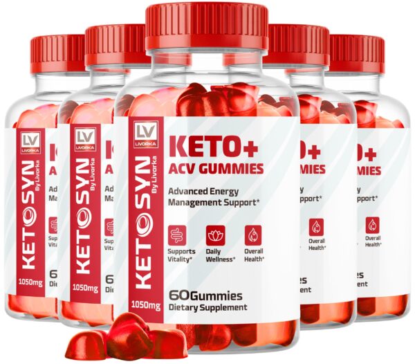 Paquete 5 gomitas Keto ACV Ketosyn 180 piezas