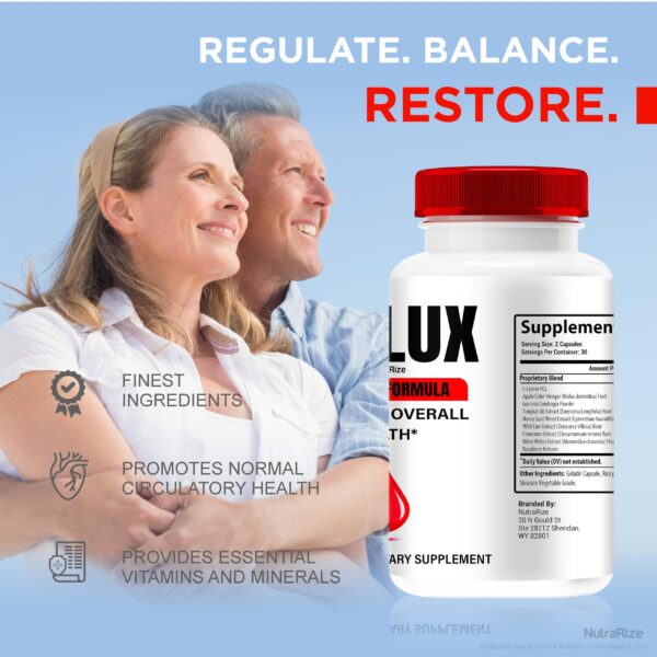 Suplemento NutraRize Dialux cápsulas bienestar salud