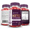 paquete 10 de gomitas proton keto acv para rutina diaria saludable