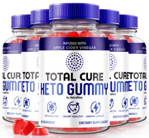 Paquete de 5 Total Cure Keto Gummies con ACV 1000MG