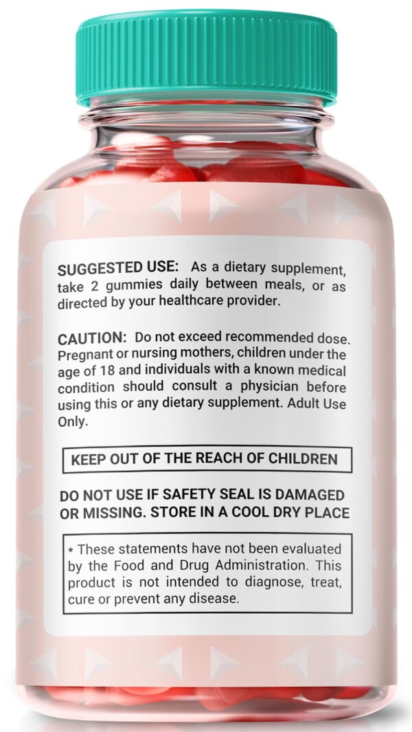 Frasco con gomitas Tetraquel ACV 60 unidades cada uno