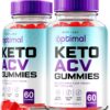 Gomitas Optimal Keto ACV rize labs frasco principal