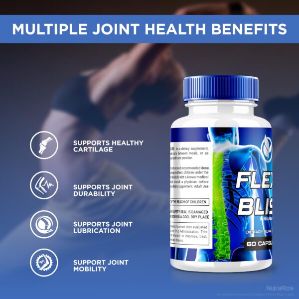 NutraRize Flexo Bliss cápsulas para apoyo de articulaciones activas