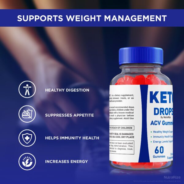 Version 1.0.0 Mejora metabolismo y energía con gomas Keto Drops NutraRize