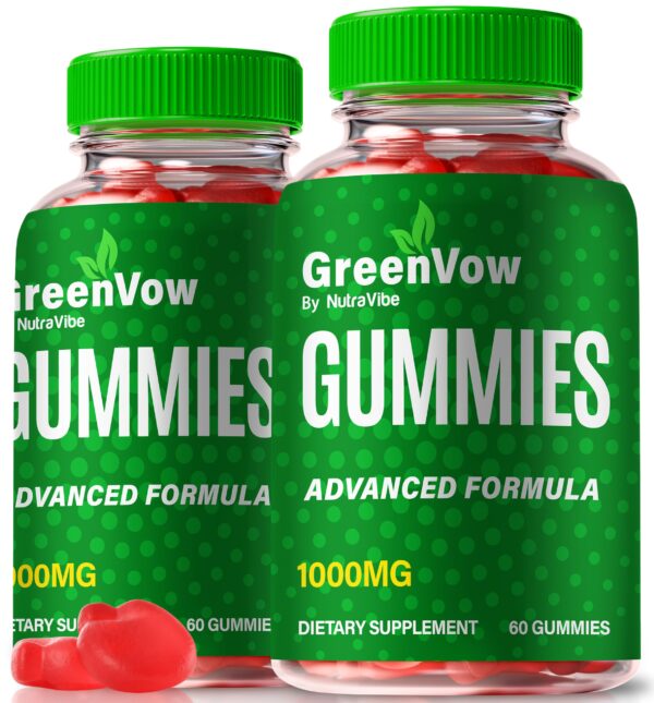 Paquete doble de gomitas naturales GreenVow 120 unidades