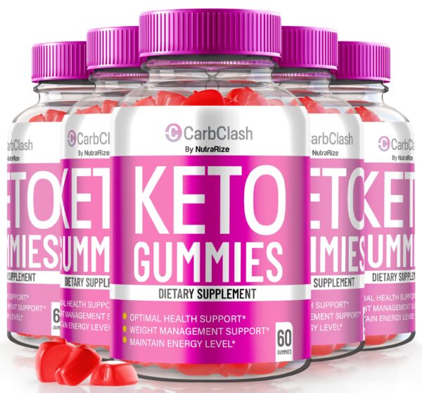 Gomitas CarbClash Keto ACV suplemento vinagre manzana paquete