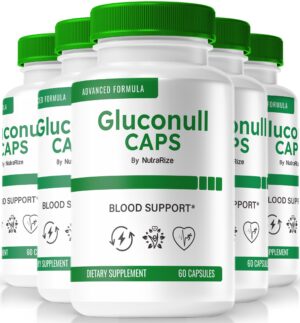 Paquete de 5 Cápsulas Gluconull apoyo niveles glucosa energía