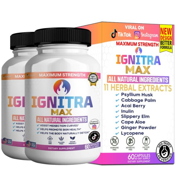 Ignitrix Max frasco de cápsulas