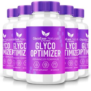 Frasco cápsulas GlycoEase suplemento natural soporte glucógeno salud