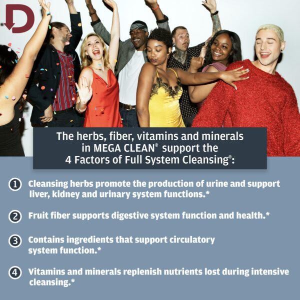 Botella Detoxify Mega Clean para detoxificación rápida y natural