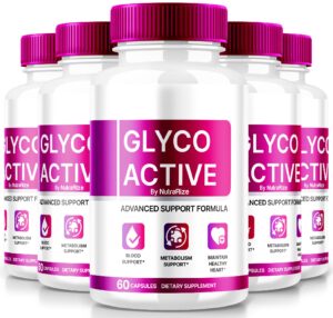 Paquete de 5 Glyco Active cápsulas para soporte sanguíneo