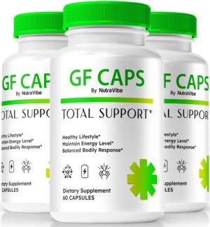 Version 1.0.0 Paquete de 3 NutraVibe GFCaps pastillas para salud y energía