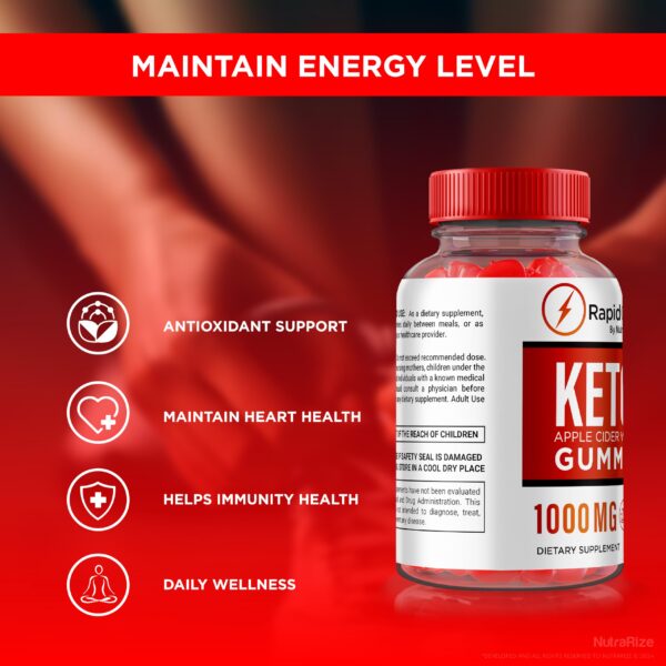 81esTGfYDcL.jpg NutraRize Rapid Charge Keto ACV suplemento natural gomitas