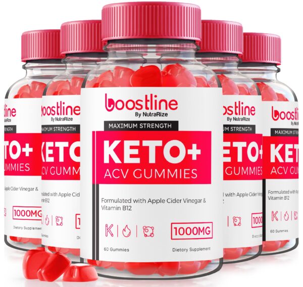 Gomitas Boostline Keto ACV paquete 5 frascos