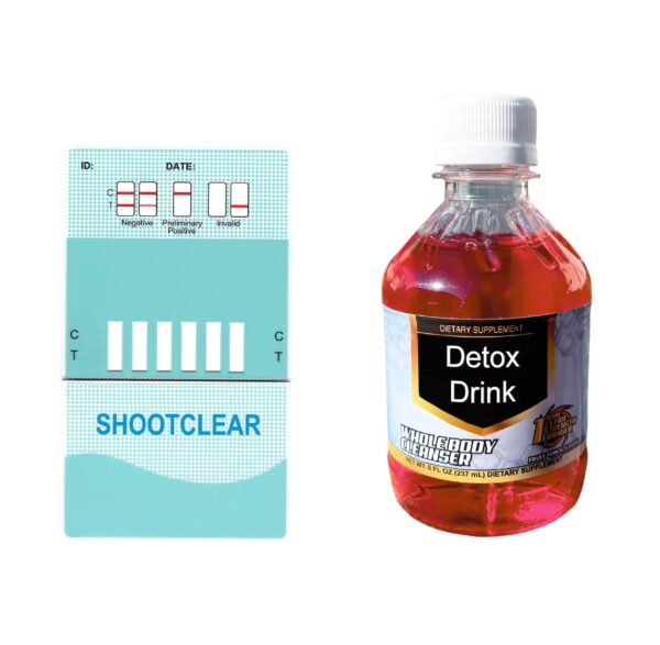 Shootclhear kit detox bebida limpieza rápida 1 hora