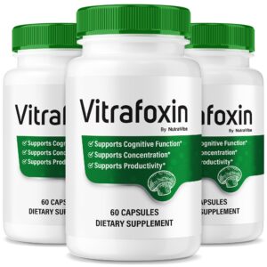 NutraVibe Vitrafoxin suplemento natural para enfoque y energía