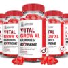 Paquete y frascos Vital Grow XL Extreme 2000MG gomitas de rendimiento