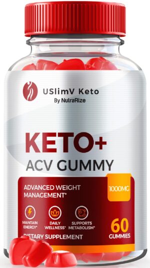 USlim V gomitas Keto ACV para pérdida peso natural avanzada