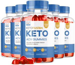 Gomitas Keto Fusion ACV suplemento vinagre de manzana paquete cinco