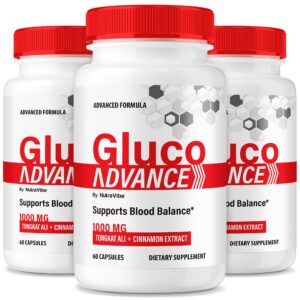 Gluco Advance cápsulas frente etiqueta