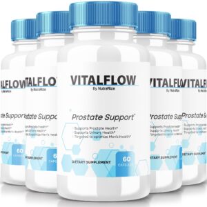 Cápsulas VitalFlow soporte prostático avanzado 5 paquetes