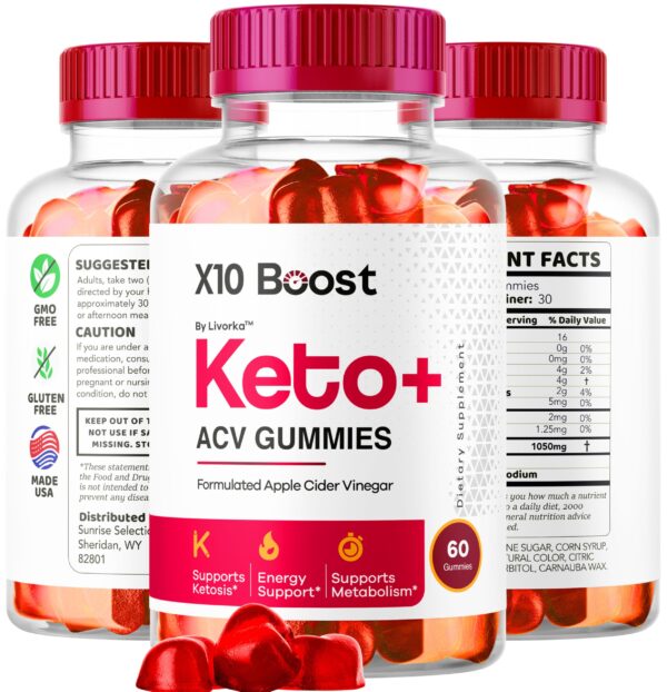X10 Boost Keto gomitas naturales apoyo keto detox