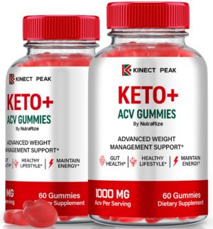 Paquete doble gomitas Kinect Peak Keto ACV 1000MG