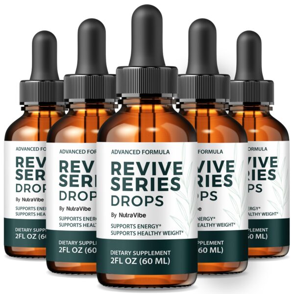 NutraVibe Revive Series Drops botella frontal