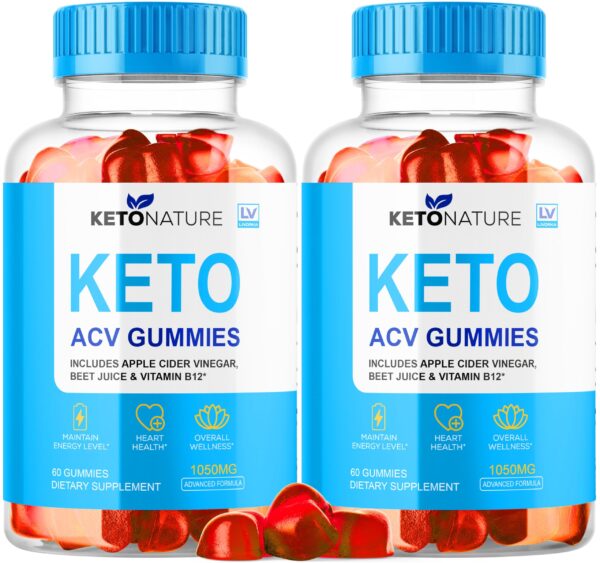 gummies keto nature vinagre sidra manzana pack 2