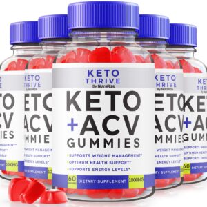 Paquete gomitas Keto Thrive ACV para pérdida de peso