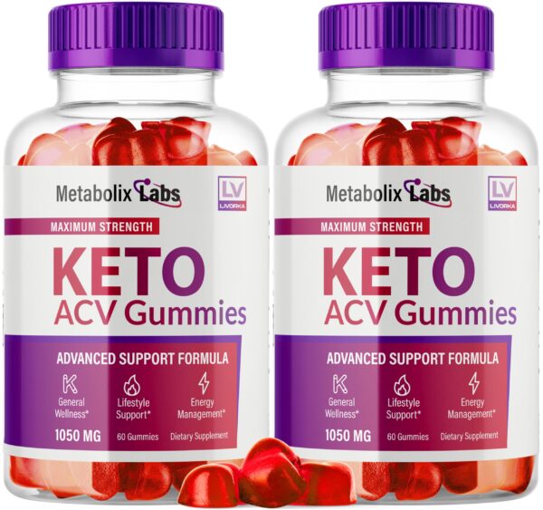 Paquete doble gomitas Metabolix Labs ACV para 120 unidades