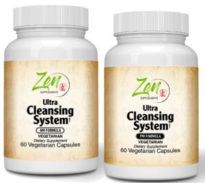 Zen Supplements kit detox líquido y cápsulas para limpieza