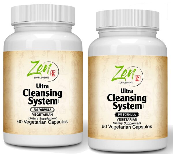 Zen Supplements kit detox líquido y cápsulas para limpieza