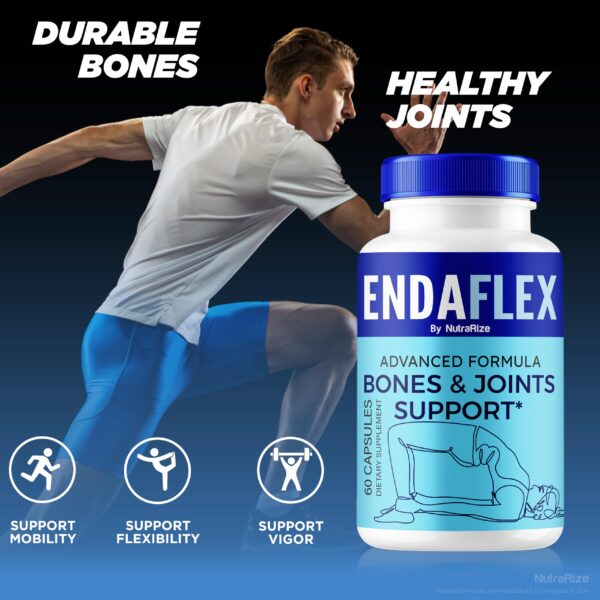 Cápsulas fácil de tomar EndaFlex para salud articular día a día