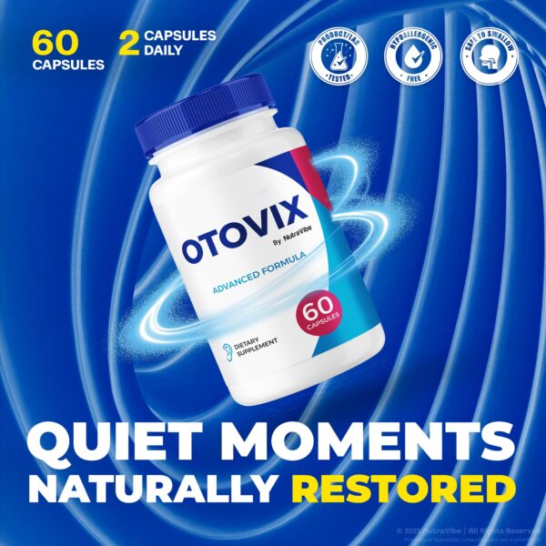 Frasco Otovix en primer plano