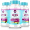 Frasco cápsulas Gut Vita para salud digestiva avanzada