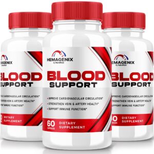 Cápsulas Hemagenix suplemento natural 180 cápsulas paquete tres