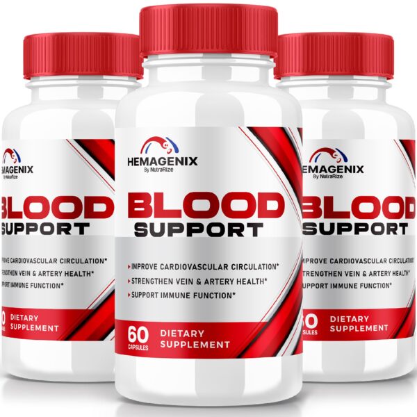 Cápsulas Hemagenix suplemento natural 180 cápsulas paquete tres