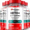 Keto Spell ACV Gomitas frasco y etiqueta