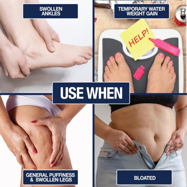 Etiqueta ingredientes Water Away suplemento diurético natural