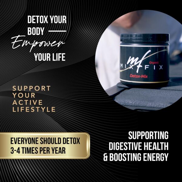 Polvo detox para desintoxicación corporal y vitalidad Mix-Fix sabor chocolate