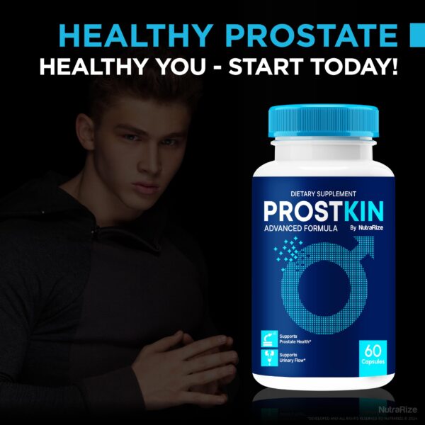 Capsulas naturales Prostkin apoyo a la salud prostática